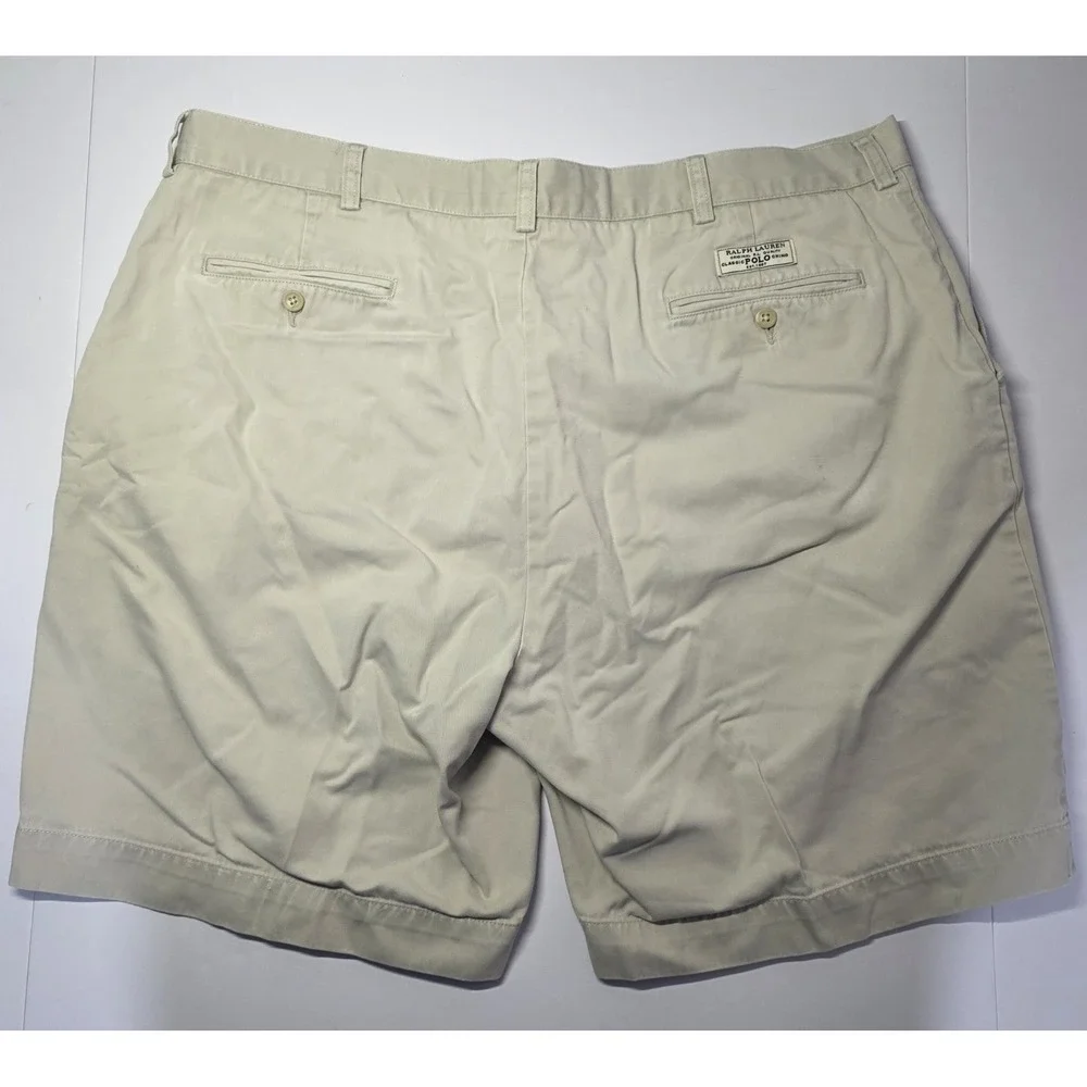 Polo Ralph Lauren Mens Size 40‎ Tan Prospect Chino Shorts